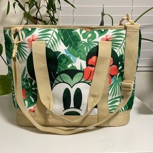 Minnie and Mickey tropical cooler bag